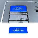 Car Engine Start Stop Button Switch Cover Trim sticker Fit For Volkswagen VW Golf 8 MK8 AT Auto Accessories -2022 mėlyna