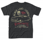 Black Label Society Muscle Car Zakk Wylde Rock Tee unisex mar&scaron;kinėliai S