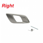 Automobilio durelių vidinė rankena sidabro ir chromo spalvos Ford pikapui Ranger Mazda Bt50 2012- Everest 2015- automobilio salono priedai matte silver R