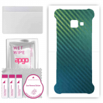 apgo Protective Skin Sticker for the back compatible with Samsung Galaxy Xcover 4, Wrap Film, Foil, Vinyl - Pattern Carbon Chameleon CAKA1