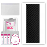 apgo Protective Skin Sticker for the back compatible with Huawei Mate Xs, Wrap Film, Foil, Vinyl - Pattern Carbon Black