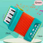 Žaislinis akordeonas 10 klavi&scaron;ų 8 bosiniai akordeonai vaikams Muzikos instrumentas Mokomieji žaislai Dovanos mažiems vaikams pradedantiesiems berniukams mergaitėms