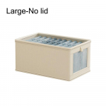 Sustorėjusių drabužių tvarkyklė Visual Drawers Organizer Portable Storage Box Large-No lid