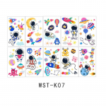 Cartoon Waterproof Children's Set Arm Watch INS Tattoo Sticker Little Fresh 10Pcs set Sticker Toy Cute Face Handmade 1