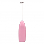 Elektrinis kiau&scaron;inių plaktuvas kavos, pieno, gėrimų plaktuvas, mai&scaron;ytuvas, plaktuvas, rankinis mai&scaron;ytuvo strypas, kepimo įrankiai, buitinė technika, virtuvės priedai rožinė