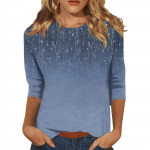 Summer O Neck Tops Tunic Women Vintage Floral Printed T-Shirts Casual Loose Party Holiday Female Blusas 8XL