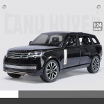 Nauja 1:24 Land Rover Range Rover SV2022 Lydinio Liejimo Off Road Modelis Automobilis Garsas ir &Scaron;viesa Dovana Vaikinui Dovana Vaikams Vaikui juoda
