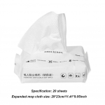 360 laipsnių sukimosi valymo &scaron;luostė su vienkartiniu &scaron;luotų grindų valikliu, skirta kietmedžio laminuotų plytelių grindų valymui