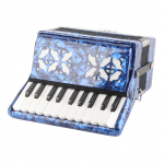 Akordeonas Ry&scaron;ki Spalva 22?Raktas 8?Bosinis pianinas, klaviatūrinis instrumentas sceniniam pasirodymui