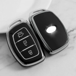 3 4 mygtukų TPU automobilio i&scaron;maniojo rakto dėklo dangtelis, skirtas Hyundai Tucson Santa Fe Rena Sonata Elantra Creta Ix35 Ix45 I10 I30 I40 Priedai