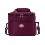 Terminis Didelės Talpos Pietų Krep&scaron;ys Su Keliais Skyriais Vandeniui Atspari I&scaron;kylų Dėžutė Kelionėms L 29*21*26cm vyno raudonos spalvos