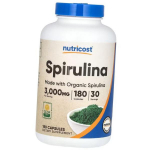 Ekologi&scaron;ka Spirulina, Spirulina 3000, Nutricost 180 kaps. (71647028) 180caps