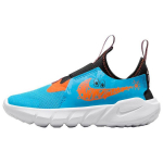 Nike Flex Runner 2 Lil PS Mėlynas Žaibas Visas Oranžinis Vaikų Sportbačiai Juodi Balti DZ4487-400 28
