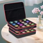 yo Balls Storage Bag Handbag Carrying Case Protector Multipurpose with Handle Wear Resistant raudona
