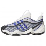 adidas Intimidation Low Balti Karali&scaron;kos Mėlynos Spalvos Vyri&scaron;ki Sportbačiai Core-White Core-Black JH8022 40⅔