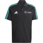 Adidas X Mercedes-Amg Petronas F1 Team Ss25 Dna Mados Sportinis Polo Mar&scaron;kinėlis Vyri&scaron;ki Polo Mar&scaron;kinėliai Juodas JV5430 3XL