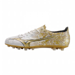 Mizuno Alpha Japan Ag Apvalus pir&scaron;tas Suvarstomi Ag (Guminės trumpos smeigės) Neslystančios, atsparios dilimui, priglundančios futbolo bateliai vyrams Futbolo bateliai Platinum P1GA246150 40