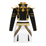 Anime Vaiki&scaron;kas Kpop Demonų Medžiotojo Cosplay Rumi Zoey Mira Kostiumas Mergaitėms Juodas Auksinis Scenos Pasirodymo Drabužiai Helovino Kostiumas Kid 140 black