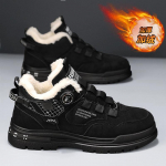 Mada CYYTL Sniego batai Žieminiai vyri&scaron;ki batai Kailis &Scaron;ilti Laisvalaikio Odiniai Platforminiai Kulnas Kulnas Lauko Sportas Žygiai Dizaineris Prabangus Kauboji&scaron;ki Sportbačiai 42