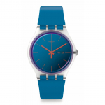 Swatch POLABLUE NEW GENT Laikrodis ant rie&scaron;o SO29K702 (Senas modelis) mėlyna