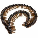 Auksinis kulkų diržas Die Hard Armijos Karnavalo Kostiumų &Scaron;ventė Plastikinės Kulkos Cosplay Jūreivis Option 1