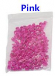 100 vnt. / partija Pauk&scaron;čių kojelių žiedai 2,7 mm 3 mm 4 mm 4,5 mm 5 mm Plastikiniai kojelių žiedai Spalvingi pauk&scaron;čiai, akacijos pauk&scaron;čiai, balandžiai Visų rū&scaron;ių pauk&scaron;čių kojeli 2.7mm rožinė