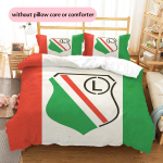 Legia Var&scaron;uva Ra&scaron;tas Patalynės Antklodės Komplektas Namų Dekoras Dovana (1 * antklodės užvalkalas + 2 * pagalvės užvalkalai be &scaron;erdies) 135x200cm