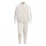 Adidas Unisex Essentials Sportinis Kostiumas Su Standia Apykakle, Užtraukiamu Užtrauktuku Striuke Ir Siaurėjančiomis Kelnėmis, Tamsiai Mėlynas, Įprasto Kirpimo, Megztas, Laisvalaikio Sportinės Aprangos Komplektas JZ0107 XL
