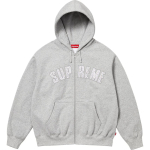 Supreme x B.B Simon&reg; su užtrauktuku gobtuvas SUP-SS25-054 XL gray