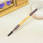 Kūrybingas dvigubas bambuko rankenos antakių &scaron;epetėlis antakių &scaron;ukos moterims, unikalios