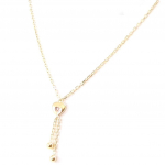Altesse [I2957] - Collier Plaqu&eacute; Or 'Love' rose