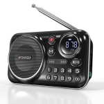 Ne&scaron;iojamas Walkman FM radijas Lauko radijas pagyvenusiems žmonėms Bluetooth 5.0 garsiakalbis MP3 muzikos grotuvas palaiko įra&scaron;ymo ausines juoda