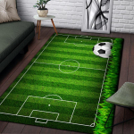 3D futbolo futbolo sporto silueto ra&scaron;to kilimas svetainės kilimėliams kempingo kilimėlis neslystantis kilimėlis nuskaitomas kilimėlis gerbėjams dovana 160cm x 230cm