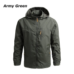 Madinga vandeniui atspari striukė lietpaltis Vyri&scaron;ka sportinė apranga lauke su gobtuvu Soft Shell striukė Lietaus striukė