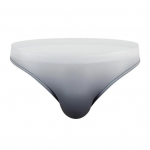 Apatiniai drabužiai Greitai džiūsta gradiento spalvos dizaino žemo juosmens Slim Fit maudymosi apatinės kelnaitės 2XL juoda