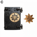 Medinė Vintažinė Laikymo Dėžutė Mumijos Mirties Knyga Dervos Dekoracija Rankdarbiai Dekoracijos Magijos Salė I8H5 black with key-One-size