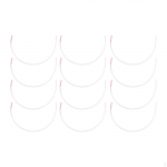 Pack of 12 Pairs Women's antirust Steel Metal Handmade Bra Under Wires DIY Replacement D