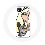 Coque Xiaomi Redmi 9C Alice Princesse tatou&eacute;e