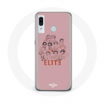 Coque pour Samsung Galaxy A30 Elite Saison 5 Affiche personnages Fanart Logo