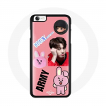 Coque pour Iphone 4 BTS Bangtan Gar&ccedil;on BT21 Cooky Jungkook ARMY