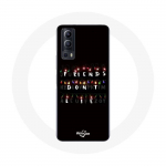 Coque pour Vivo Y72 Stranger Things Affiche Friends Don't Lie Joyeux no&euml;l