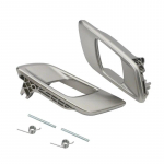 Automobilio durelių vidinė rankena sidabro ir chromo spalvos Ford pikapui Ranger Mazda Bt50 2012- Everest 2015- automobilio salono priedai matt silver 1 pair