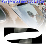 1 pora blizgaus juodo galinio lango Canard oro skirstytuvo difuzoriaus BMW X1 E84 2009-2015 m.