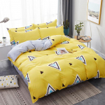Mažas gėlių keturių dalių rinkinys, antklodės užvalkalas, paklodė, patalynė, bendrabučio trijų dalių rinkinys 1.2m bed