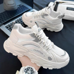 Vyri&scaron;ki sportiniai bėgimo batai Rudens mada Kvėpuojantis tinklelis Patogūs smėlio spalvos kasdieniai sportbačiai Tenis Masculinos Zapatillas Hombre 39
