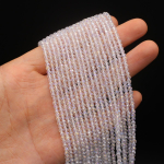 10 gijų briaunoti karoliukai, 3 mm, padengti spalvotais izoliaciniais karoliukais, skirti papuo&scaron;alų gamybai, &bdquo;pasidaryk pats&ldquo; karoliai, apyrankės, auskarai, aksesuarai 3mm/10strands