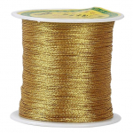 Apyrankė Vėrinys Pintas Viela DIY Rankų Darbo Viela Kūrybingas Siuvinėjimo Siūlas Pintas Jade Siūlas 2 Spalvos One Size auksas