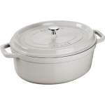 staub Cocotte Oval Campagne Didelis Rankomis Lietas Emaliuotas Puodas Ovalus Suderinamas su IH Japonijos Produktas Su Serijos Numeriu La Cocotte Oval Pico 27cm [Įgaliotas