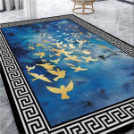 &Scaron;iaurės &scaron;alių kilimas paprastas modernus miegamasis, pilnas mielos svetainės Svetainės kilimas Modernus paprastas grindų kilimėlis 120*200CM