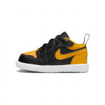 Air Jordan 1 Low ALT TD Juodi Geltoni Ocheriniai Kūdikio Sportbačiai Balti DR9747-072 22